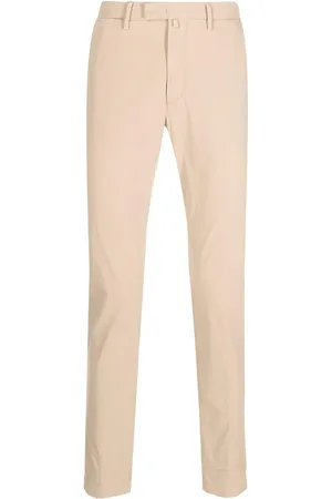 Briglia 1949 Pantalone in tinta unita cinque tasche beige