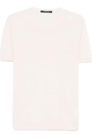 TAGLIATORE T-shirt Josh in filo panna