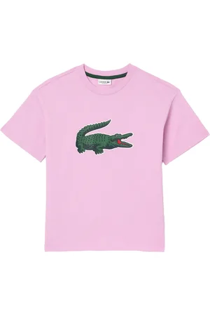 Lacoste T-shirt big logo stampa