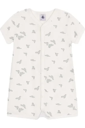 Petit Bateau Tutina bianca con foche