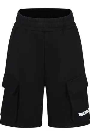 BARROW Bemuda cargo elasticizzato nero
