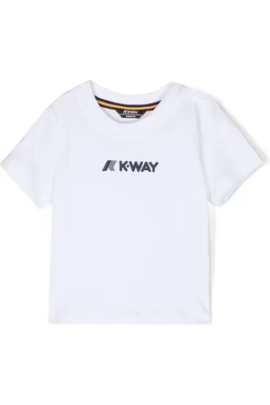 K-Way T-shirt pete neonato bianca