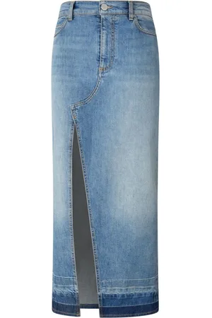 Pinko Gonna Cairo in denim chiaro
