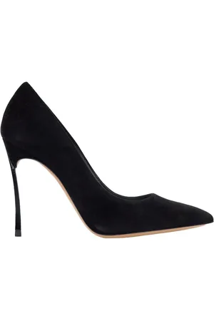 Casadei Decollete Bladè nero camoscio