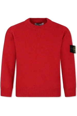 Stone Island Maglione logo Compass laterale