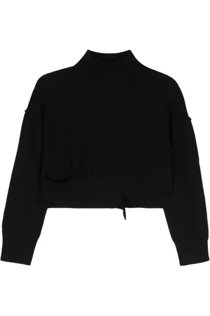 Maison Margiela Maglione crop dettagli cut-out