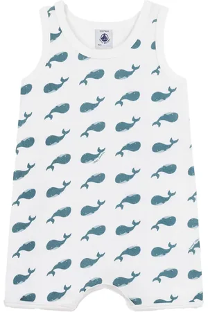 Petit Bateau Tutina bianca con balene