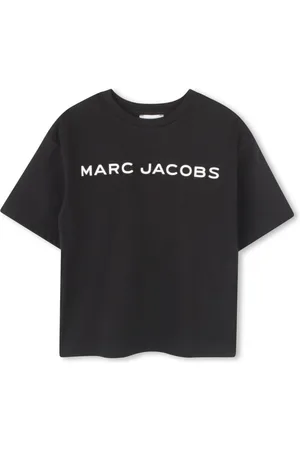 Marc Jacobs T-shirt nera logo lettering