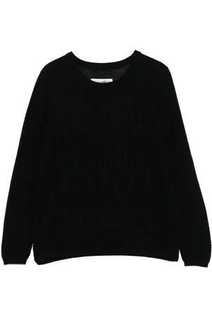 Maison Margiela Maglione nero traforato