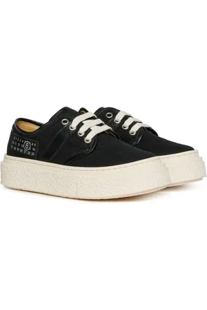 Maison Margiela Sneakers nere in tela logo numerico retro