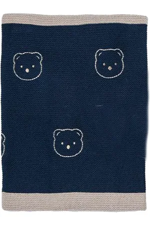 BABY LORD Coperta blu con orsetti neonato