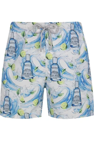 MC2 SAINT BARTH Costume boxer bianco Gustavia Gin Mare