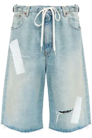Maison Margiela Bermuda denim con strappi
