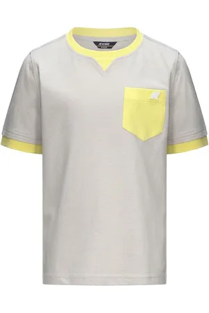 K-Way T-shirt p.sigur beige/verde lime