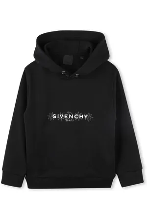 Givenchy Felpa nera grafica sul retro