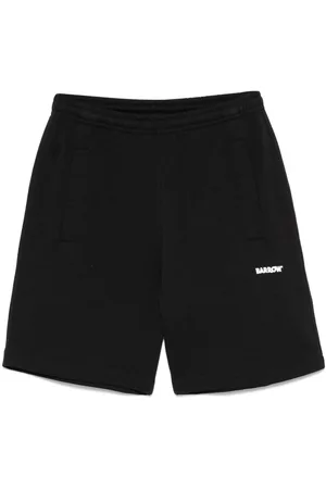 BARROW Bermuda nero basic con logo