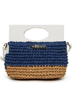 Marni Borsa in rafia bicolor