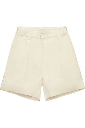 N.21 Kids Bermuda panna satin