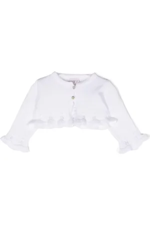 PAZ RODRIGUEZ Cardigan Iris neonata cropped