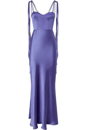 Pinko Abito lungo elegante in satin lucido