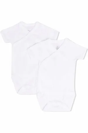 Petit Bateau Set body neonato bianco (2pz)