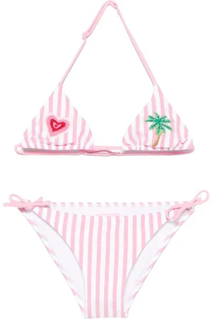 MC2 SAINT BARTH Costume Holly fantasia a righe (2pz)