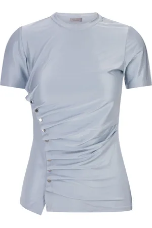 Paco rabanne Maglia drapeggio laterale