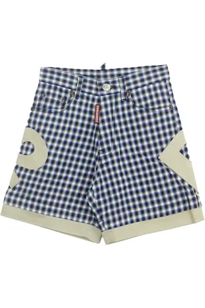 Dsquared2 Bermuda a quadri big logo