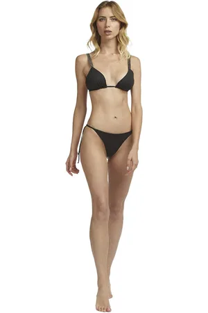FISICO Costume nero 2 pezzi con strass