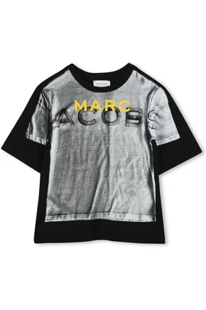 Marc Jacobs T-shirt nera con stampa negativa