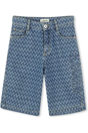 Lanvin Jeans blu fantasia crub all-over
