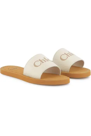 Chloé Sandalo fascia logata avorio