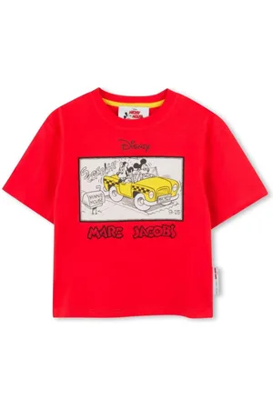 Marc Jacobs T-shirt rossa stampa forntale x dysney