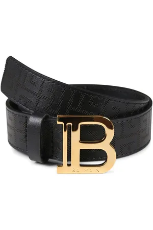 Balmain Cintura nera logo monogram