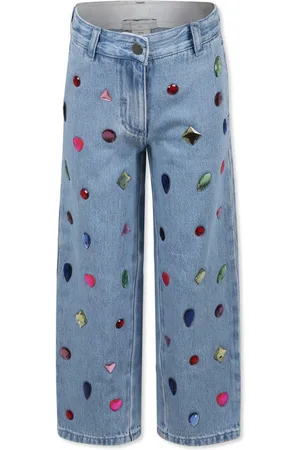 Stella McCartney Jeans con pietre multicolor