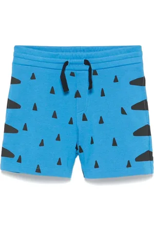 Stella McCartney Bermuda blu con fantasia