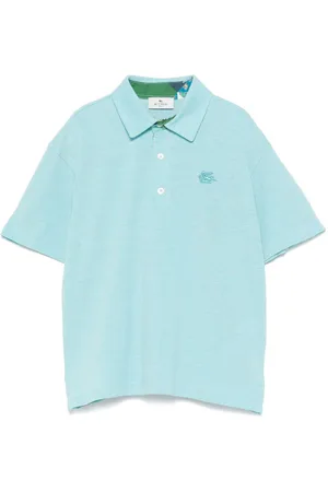 Etro Polo turchese mini logo pesago ricmaato
