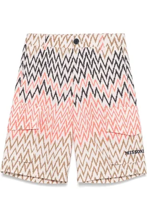 Missoni Bermuda fantasia chervon multicolo
