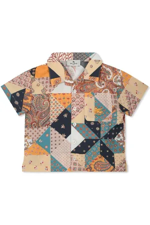 Etro Camcicia neonato fantasia stampata