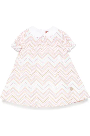 Missoni Abito neonata multicolor fantasia chevron