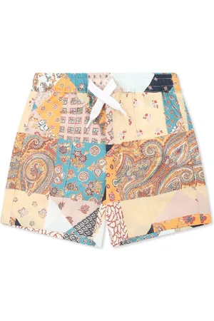 Etro Short fantasia paisley multicolor neonato