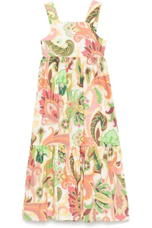 Etro Abito lungo multicolor con fantasia