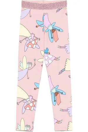 Stella McCartney Leggins rosa con fatine
