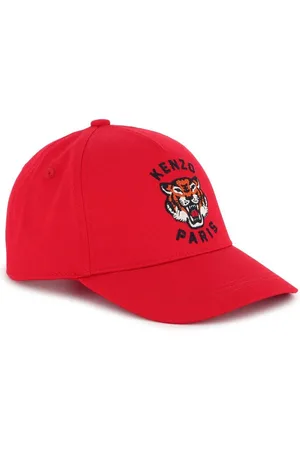 Kenzo Cappello tiger rosso