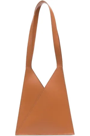 Maison Margiela Borsa cuoio piccola a ventaglio