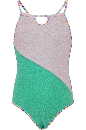 F**K Costume intero bicolor lurex