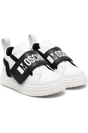 Moschino Sneakers bianche strappo logato