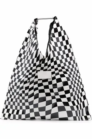 Maison Margiela Borsa japanase fantasia a scacchi