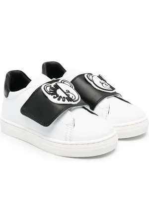 Moschino Sneakers bianca strappo Teddy Bear