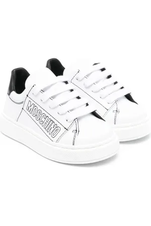 Moschino Sneakers bianche cuiture logo